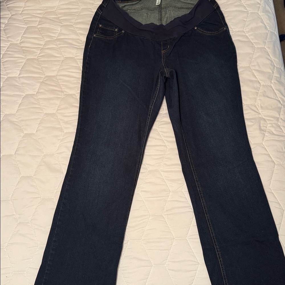 Jessica Simpson Indigo Denim Maternity Jeans